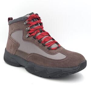 Bass Outdoor Men Hiking Boots Field Alpine 2 Size US 7 Brown Waterproof Suede